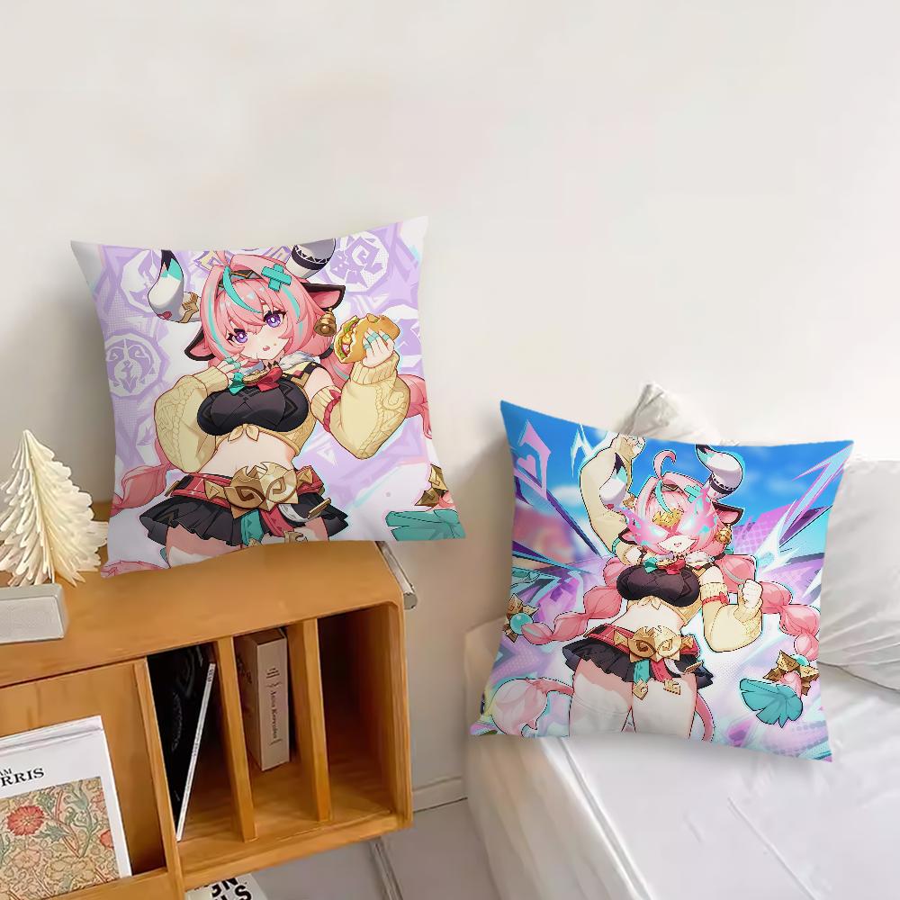 Game Varesa Genshin Impact cushion cover Pillow Cover Decoration Room Home Sofa living Office Car Nordic Simplicity