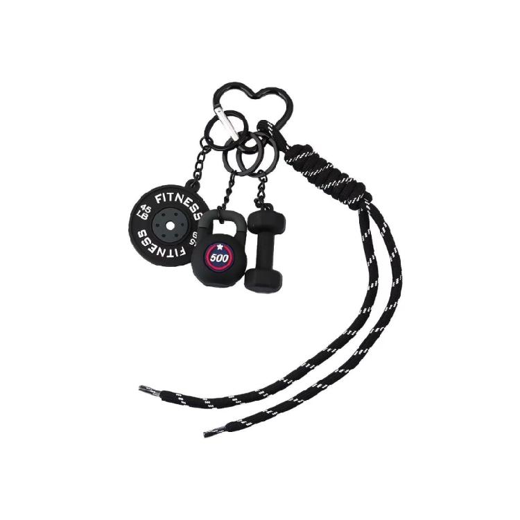 Athletic Styles Key Holder Premium PVC Construction Trendy Bag Charm For Sports Equipment Organization