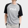 New FILA T Shirt Men's Marble Asphalt Gray Green F11M519101FLG