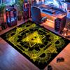 Freemason symbol rug, suitable for living room, bedroom, game room, computer room and home décor.