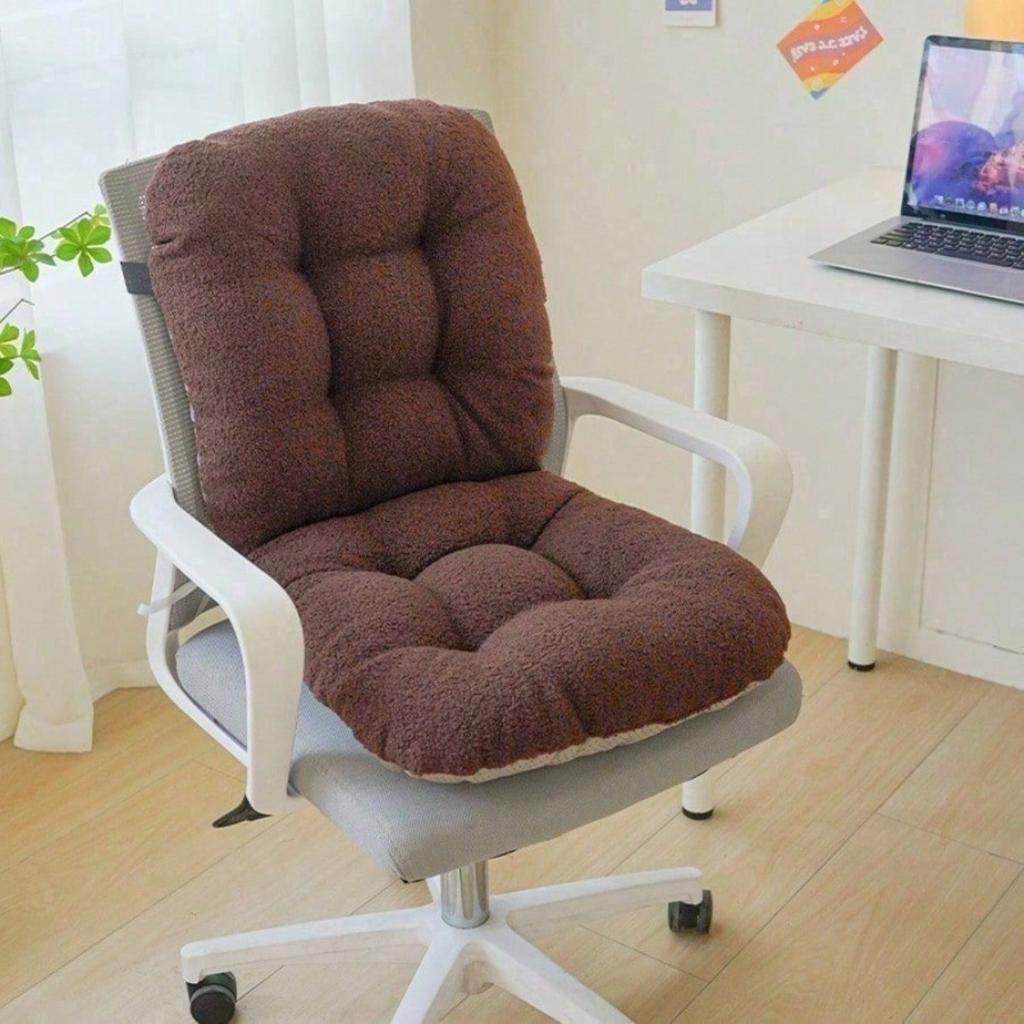 1 Cushion With Thickened Backrest For Office, Car, And Gaming Chairs