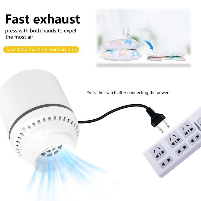 Pompe à air électrique portable - AIMOONSA - 30W - Haute efficacité - Vide max 4,0 kPa - Compact 9x6x6 cm