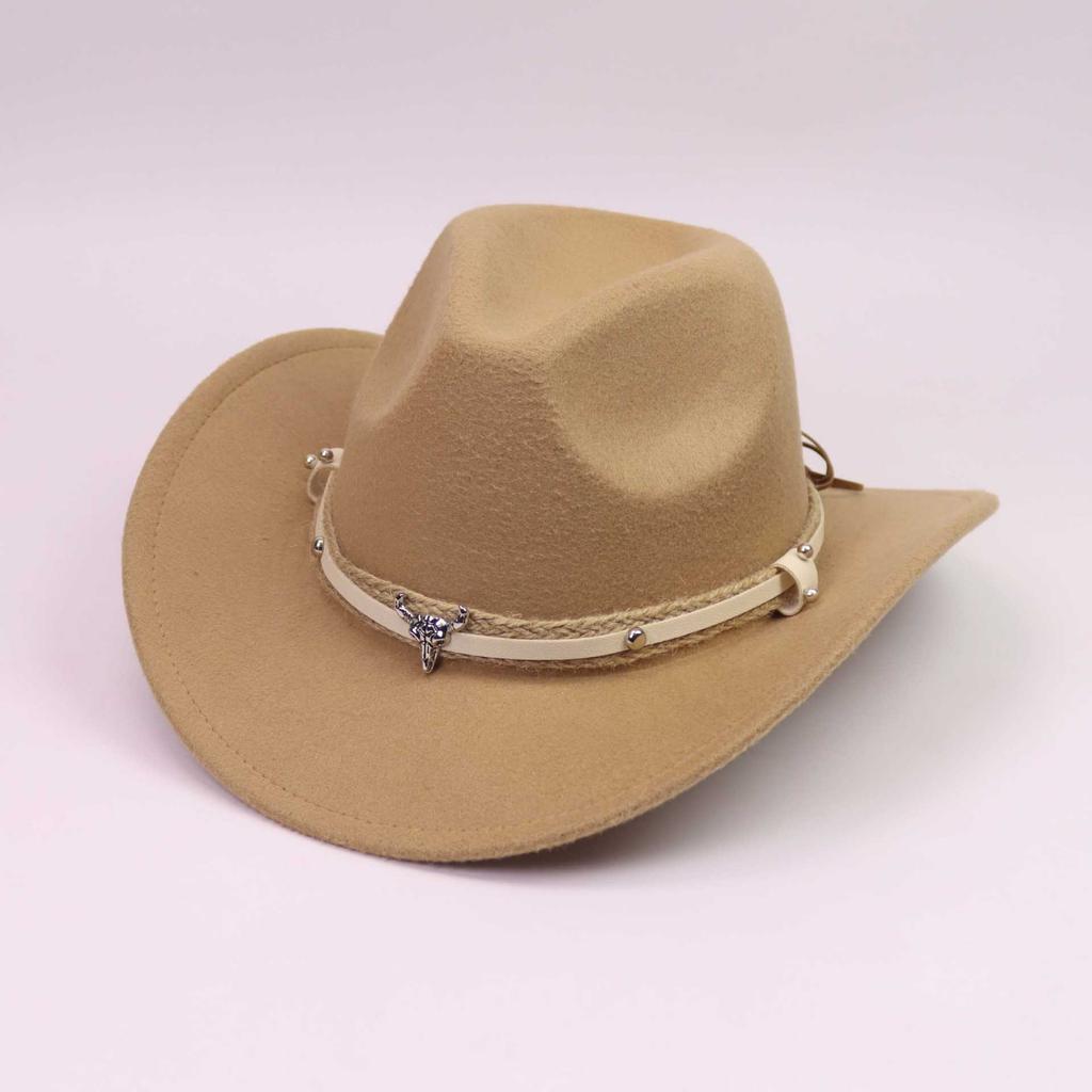 New European and American Western Cowboy Hat Accessory Hat Belt DIY Men's and Women's Hats Tibetan Riding Hat Jazz Hat