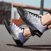 Lightweight Large Size Flying Line Running Shoes Fashion Mesh Flyknit Breathable Casual Outdoor Sneakers