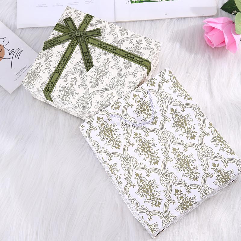 High-End Orange Jewelry Gift Box | Stylish Empty Packaging for Souvenirs