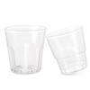 JINGRX Disposable Hard Transparent Plastic Cups