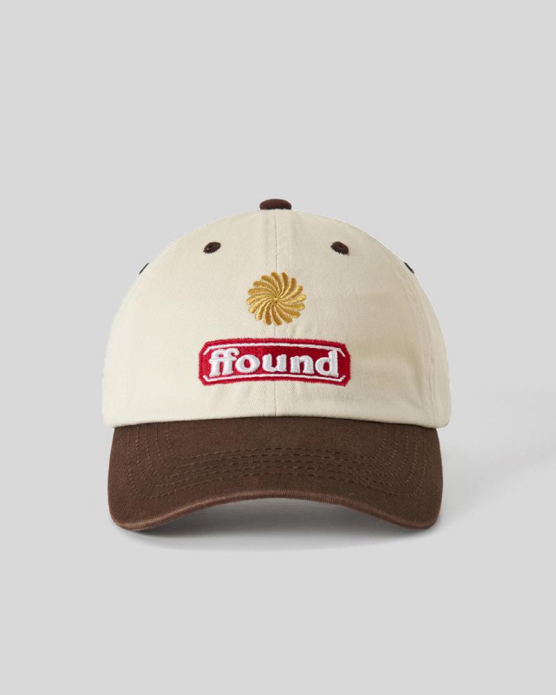 HUMAN N CAT Pound 3 Peach Washed Ball Cap [Brown/Ivory]