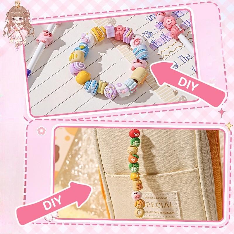 2ks Termicky smazatelná tužka Roztomilá panenka Tužka Náplň Stiskací Neutrální tužka Studentská Kombinovaná tužka Studentské Papírnictví