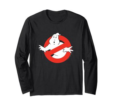 Ghostbusters Original No Ghost Logo Funny Retro Movie Long Sleeve T-Shirt