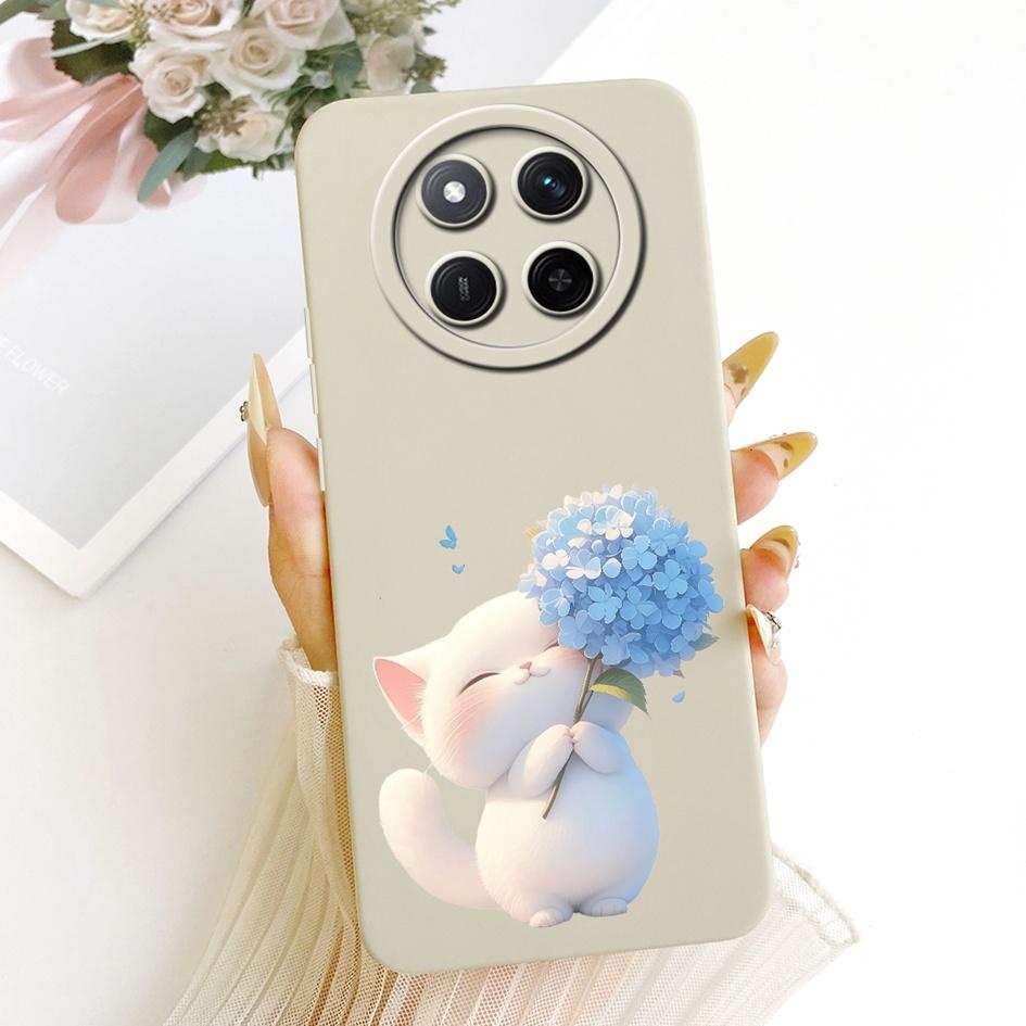 For Honor Magic 7 Lite Case BRP-NX1 Luxury Daisy Painted Soft Silicone Cover For Honor X9c Smart Bumper HonorX9c X 9c Phone Case