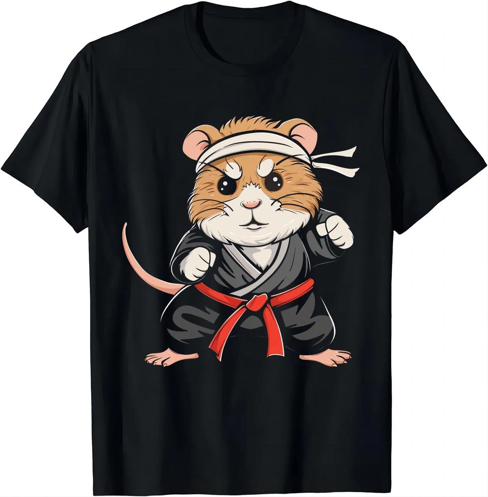 Karateer Cutie Tee  Belt Up for Fun Shirts  Graphic T Shirts Mens Clothes Tops Vintage T Shirt Camisas Streetwear