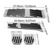 Aluminium Alloy Car Pedals Rest Silver For BMW X1 M3 E30 E36 E39 E46 E87 E90 E91 E92 E93 Car-Styling Fashion