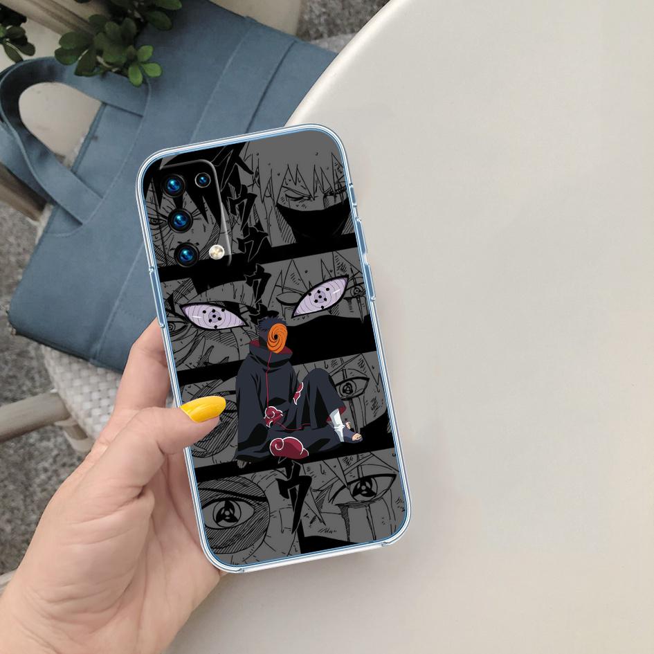

LO75 NARUTO Uchiha Obito Soft Shell Transparent Phone Case for Motorola Moto G7 G8 G9 G84 G85 G73 G24 G15 Z2 Play Power Plus Motorola Moto G9 Plus