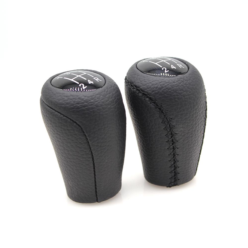 Leather Gear Shift Knob 10MM for MAZDA 3 BK BL 5 CR CW 6 II GH CX-7 ER MX-5 NC III 23 MT 5/6-Speed Lever Ball Car Accessories