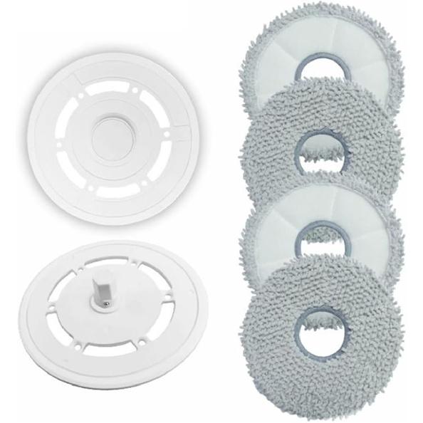 Robotic Vacuum Cleaner Mop Cloth Holder Replacement Part Accessory Replacement .Compatible for Ecovacs T20 Omni / T20 Max (Color : 2PCS)