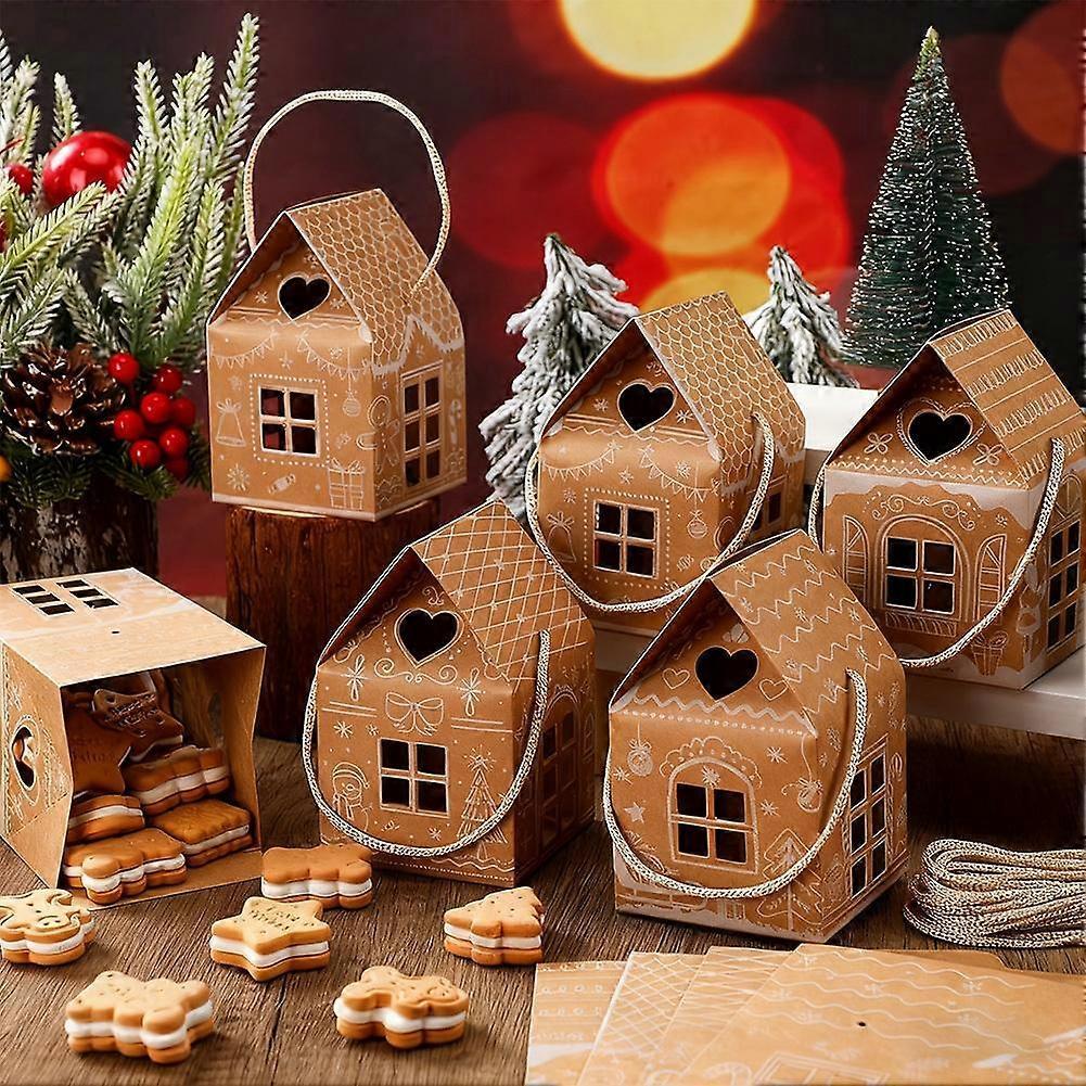 Festival Candy Boxes Gift Boxes For Holiday Gingerbread House Packaging Boxes