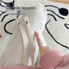2025 Autumn/Winter Corduroy High-Waisted Wide-Leg Pants – Slimming, Loose, Fleece-Lined, Plus Size Casual Wear
