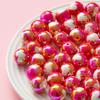 16mm retiazka na mobilný telefón Materiál šperkov Urob si sám náramok Love Ball Loose Beads Keychained Beaded Accessories 5pcs akrylový náhrdelník