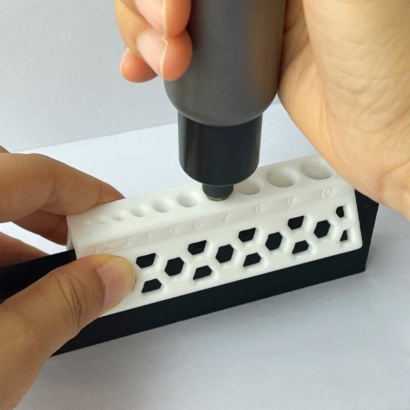 User Friendly Polylactic Acid Materials Drill Guide Quick Install Drill Jig For Accurate Hole Positioning In Various Applications