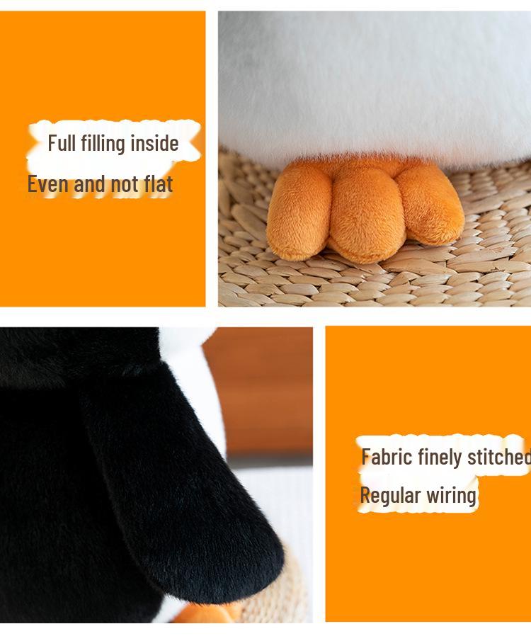 Charmante Pinguin-Plüschpuppe - Idealer Schlafbegleiter & Geburtstagsgeschenk für Kinder