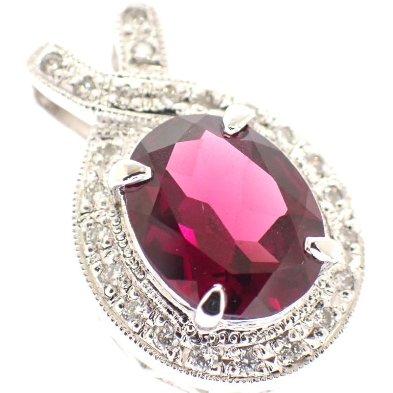 No Brand  Pendant Top K18 White Gold Women