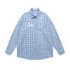 BeatStreet American Retro Plaid Trendy Long-sleeved Shirt Korean Style Fashionable Men Women Vintage Couple Casual Versatile Jacket Chic