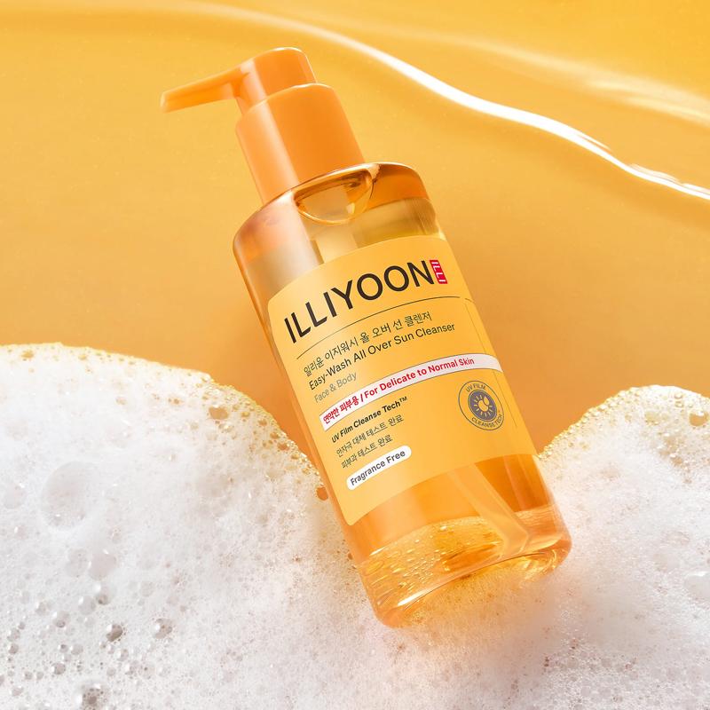 ILLIYOON Detergente Solare Facilmente Lavabile su Tutta la Faccia 200ml
