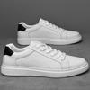 FashionGenuine Leather Mens Sneakers Fashion Korean Style Casual Shoes Lace Up Outdoor Walking Footwear Breathable Male Vulcanize Shoes