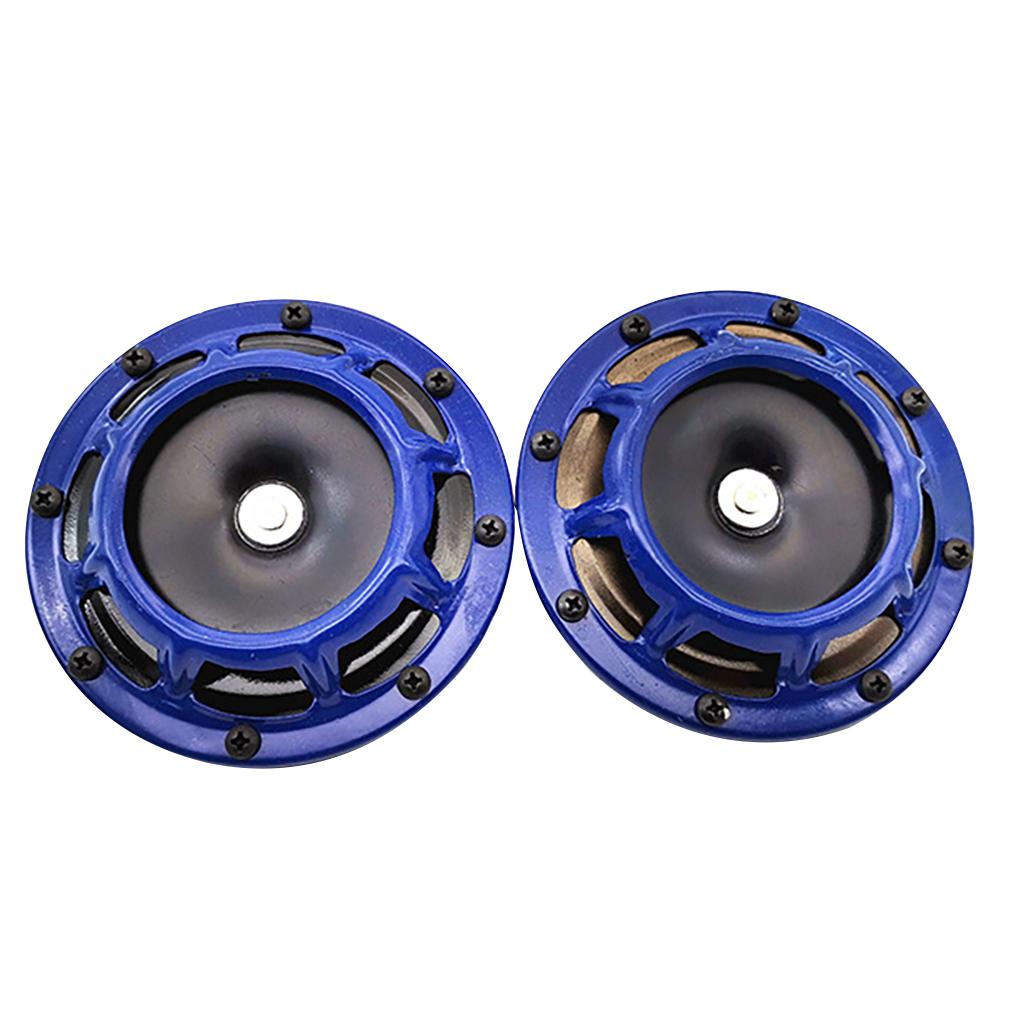 

2 шт. автомобильные гудки 12 В мотоциклетные модифицированные трубы супер громкий электрический громкоговоритель для грузовика автофургона, синий синий