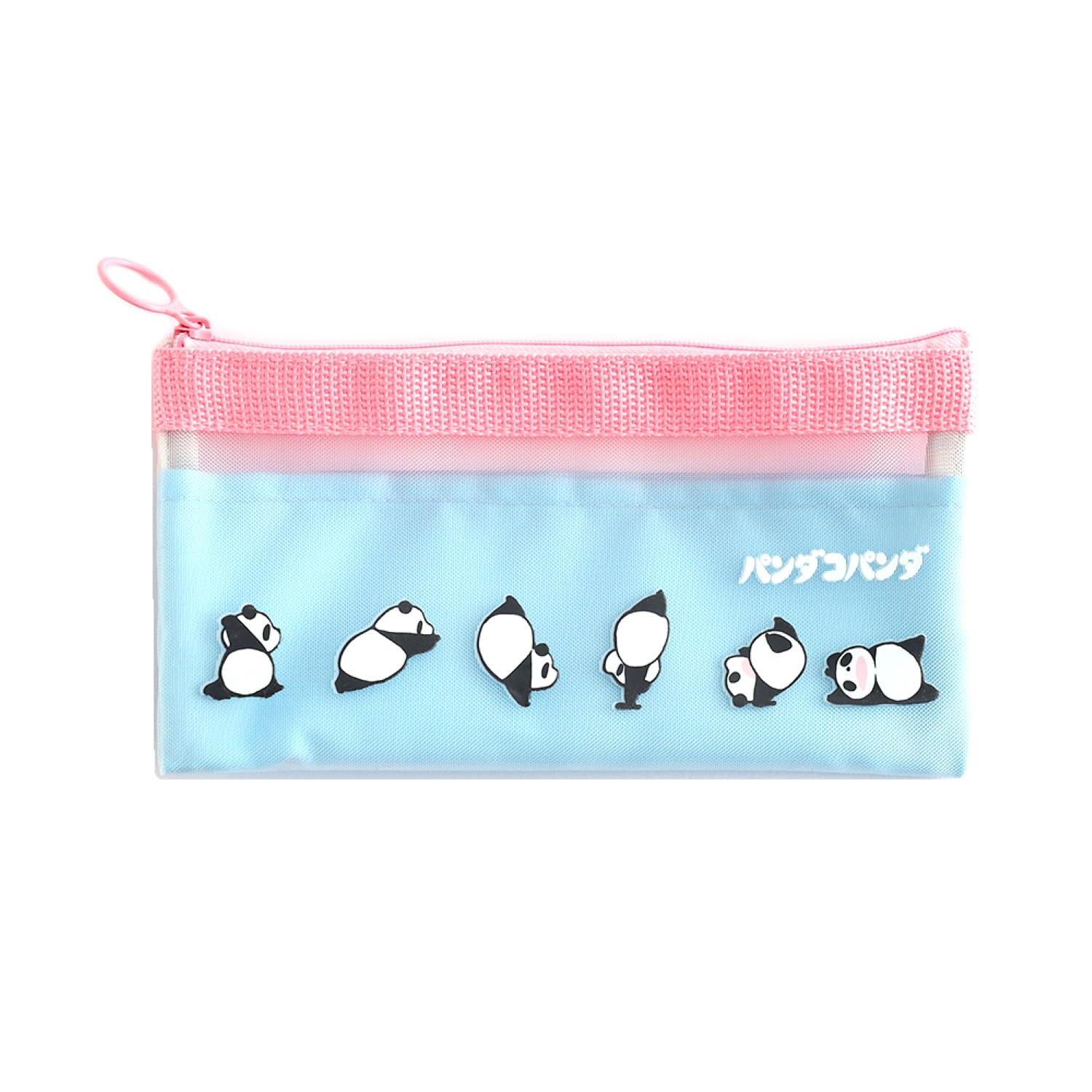 

Overglad Panda and Little Panda Mesh Pen Pouch, Rolling