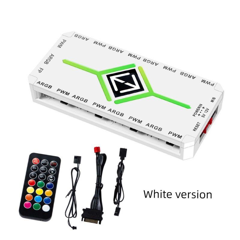 

RGB Controller Chassis Fan Computer Arrow controller [white]] other/other