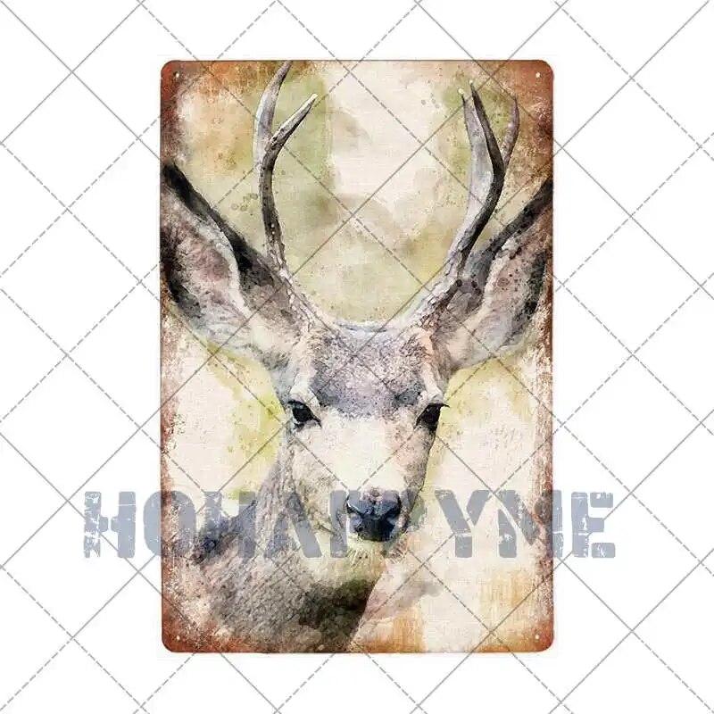 Bauernhof-Deko, Löwe, Pferd, Tiger, Schaf, Tier, Haustier, Freilandhaltung, Schild, Poster, Metall, Wandkunst, Platten, Eisenmalerei, Wohnkultur, 20 x 30 cm