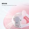 Summer Women USB Charging Fan Visor Hat with Face Neck Cover Wrap for Outdoor Camping Traveling