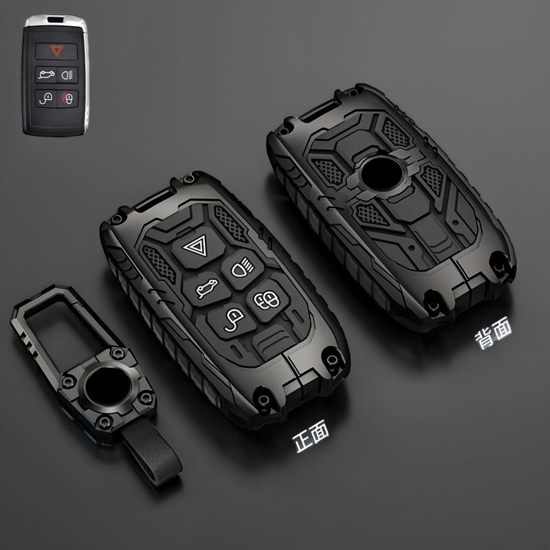 Metal Car Remote Key Cover Case Holder Shell Chain Fob For Land Rover New RangeRover Sport Evoque Freelander Velar Discovery LR5