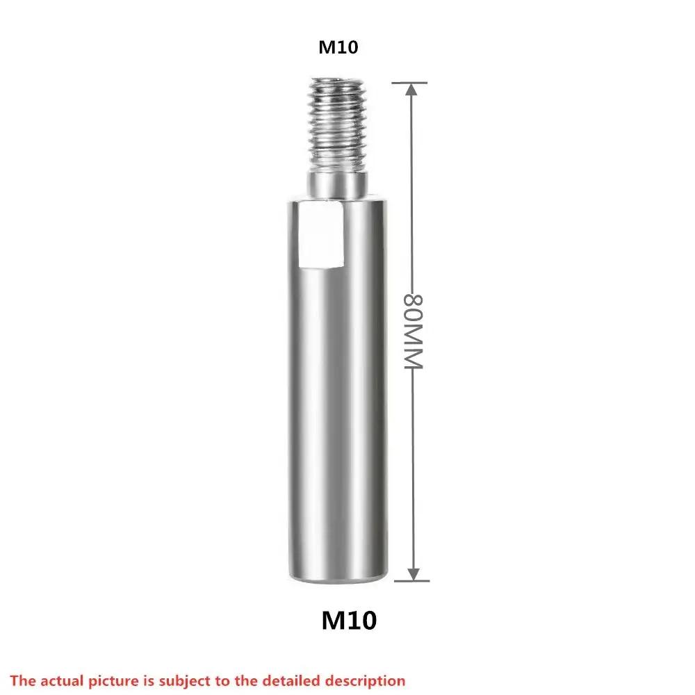 Steel Thread Adapter Extension Rod M10 M14 Power Tool Angle Grinder Connecting Rod 65/80/95/115mm Grinding Connection Adapter