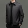 Premium Australian Wool Men's Casual Business Zipper Jacket for Autumn/Winter
