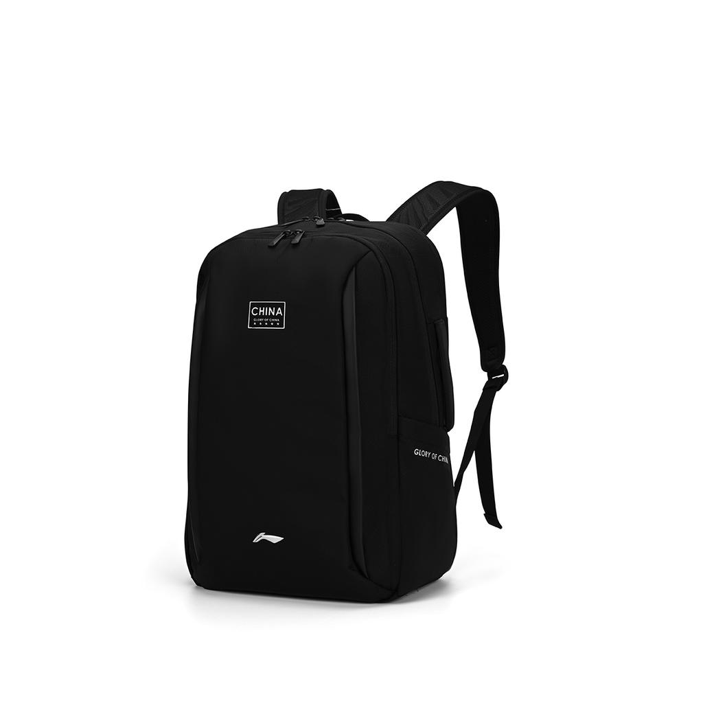 Li Ning 840D, Nylon, PU Backpack Unisex Black ABSW197-1