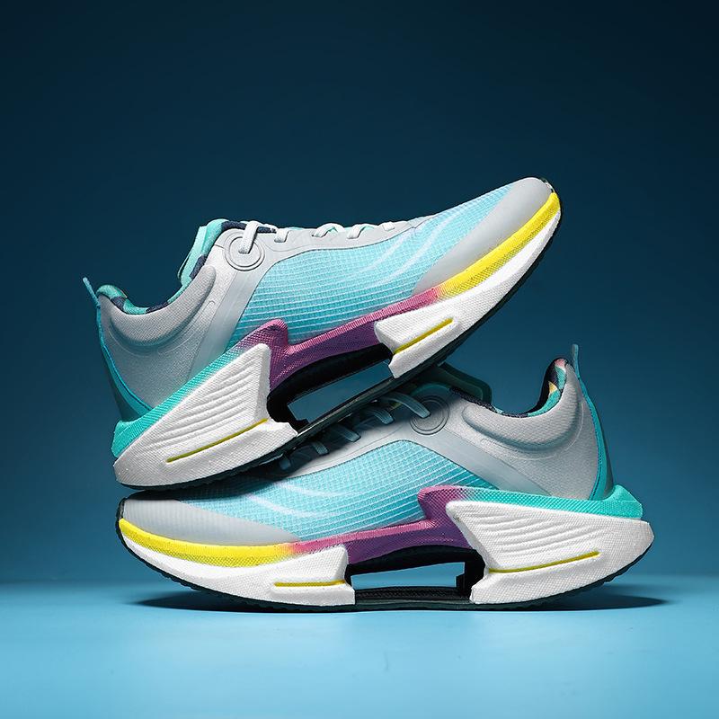 Jueying 3 carbon board boys running shoes autumn older children students shock absorber test sports shoes full palm youth running shoes