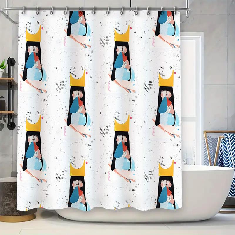 

Anime Shower Curtain Japanese Otaku Decor Washable Bathroom Curtain Home Decor Backdrop Artistic Pattern Anime Gift W60H190(CM)-1 Pcs