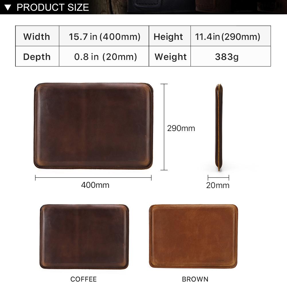 Luxusní pouzdro na notebook z pravé kůže pro Macbook Pro 16 15 palců Pouzdro Kryt na Mac book A2485 A2141 Počítačové příslušenství