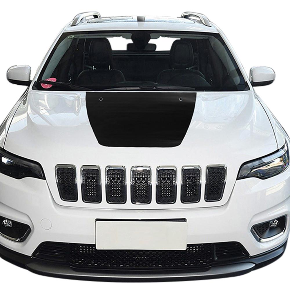 Dekorationsaufkleber Motorhaube Zierleisten für Jeep Cherokee 2014 2015 2016 2017 2018 2019 2020-2025 Auto Außenzubehör