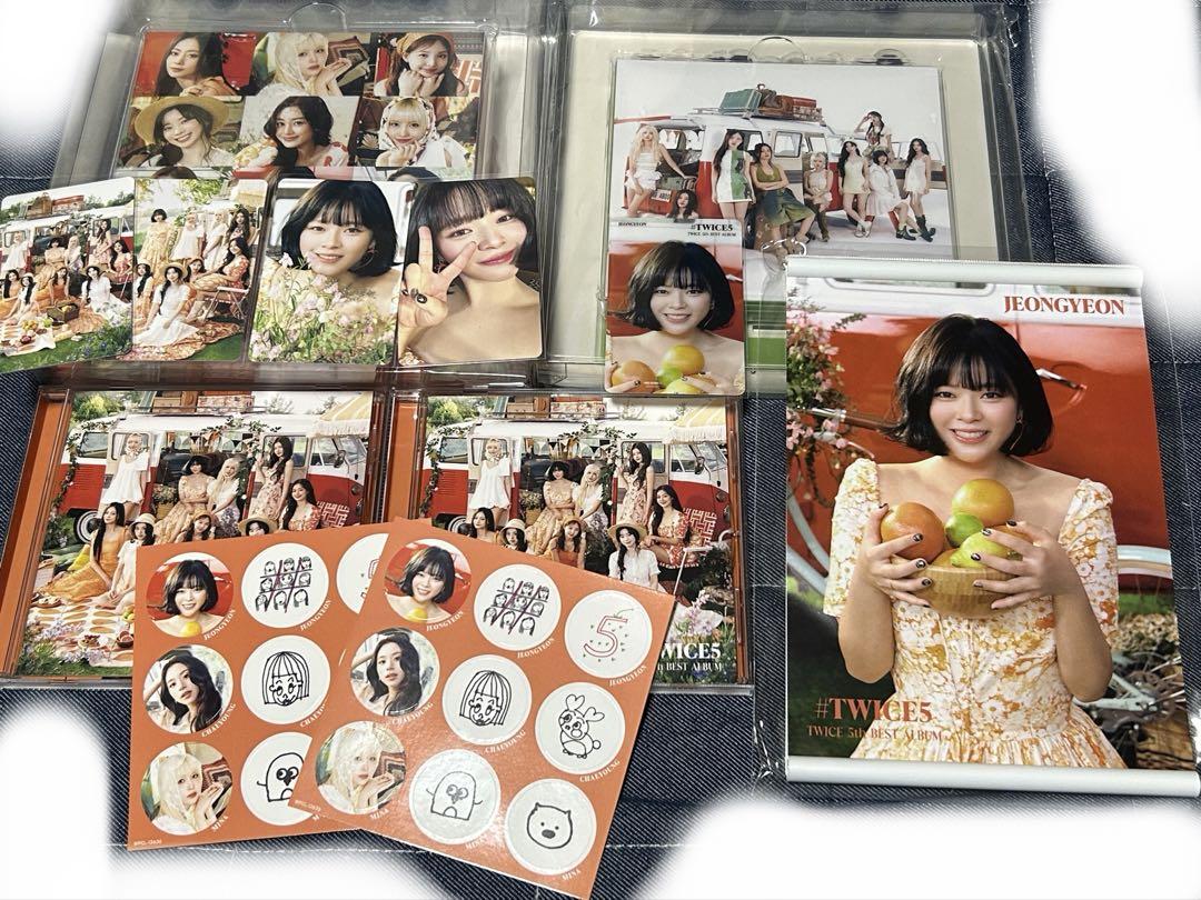 

[USED] TWICE5 A edition B edition Regular edition Jeongyeon set No serial number Opened