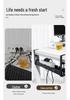 Under-Desk Punch-Free Cable Organizer: Adjustable Storage Rack for Power Strips and Data Cables