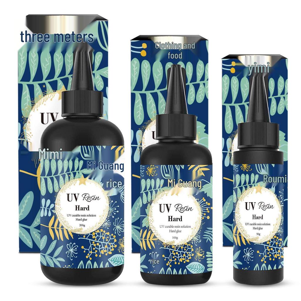 High Transmittance UV Glue for DIY Jewelry, Flowers, Quicksand, Mahjong, and Epoxy Sealing