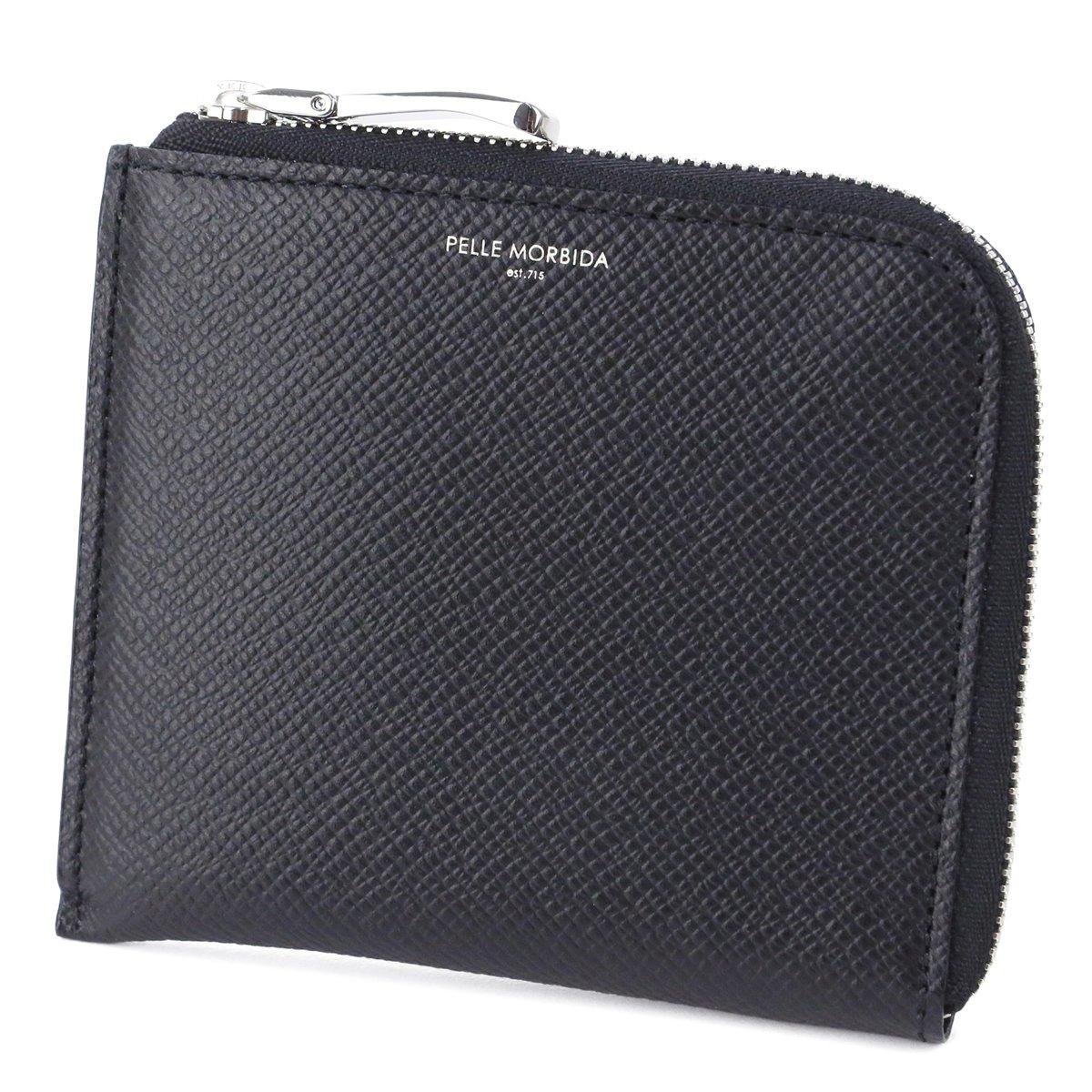 

Мужской кошелек Pelle Morbida на L-образной молнии, тисненая кожа Barca, черный (PMO-BA313-BK)