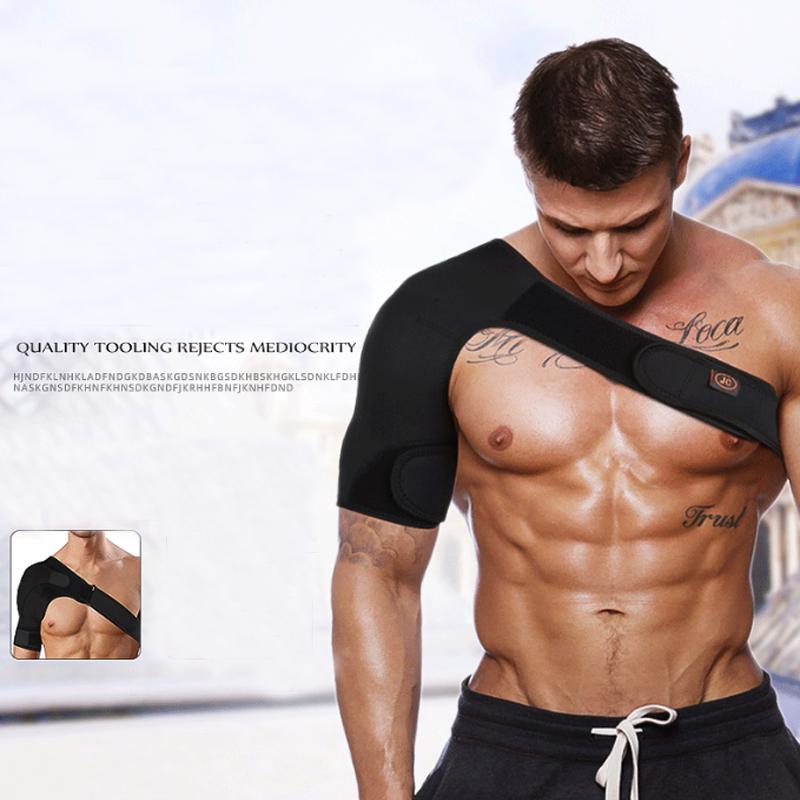 Adjustable Gym Sports Care Single Shoulder Support Back Brace Guard Strap Sports Shoulder Protection Shoulder Strap Men & Women