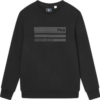 2023 Winter Neu Gestrickter Pullover Lässig Einfach Basic Rundhals Sweatshirt Herren sweatshirt Schwarz F11M342210F-BK