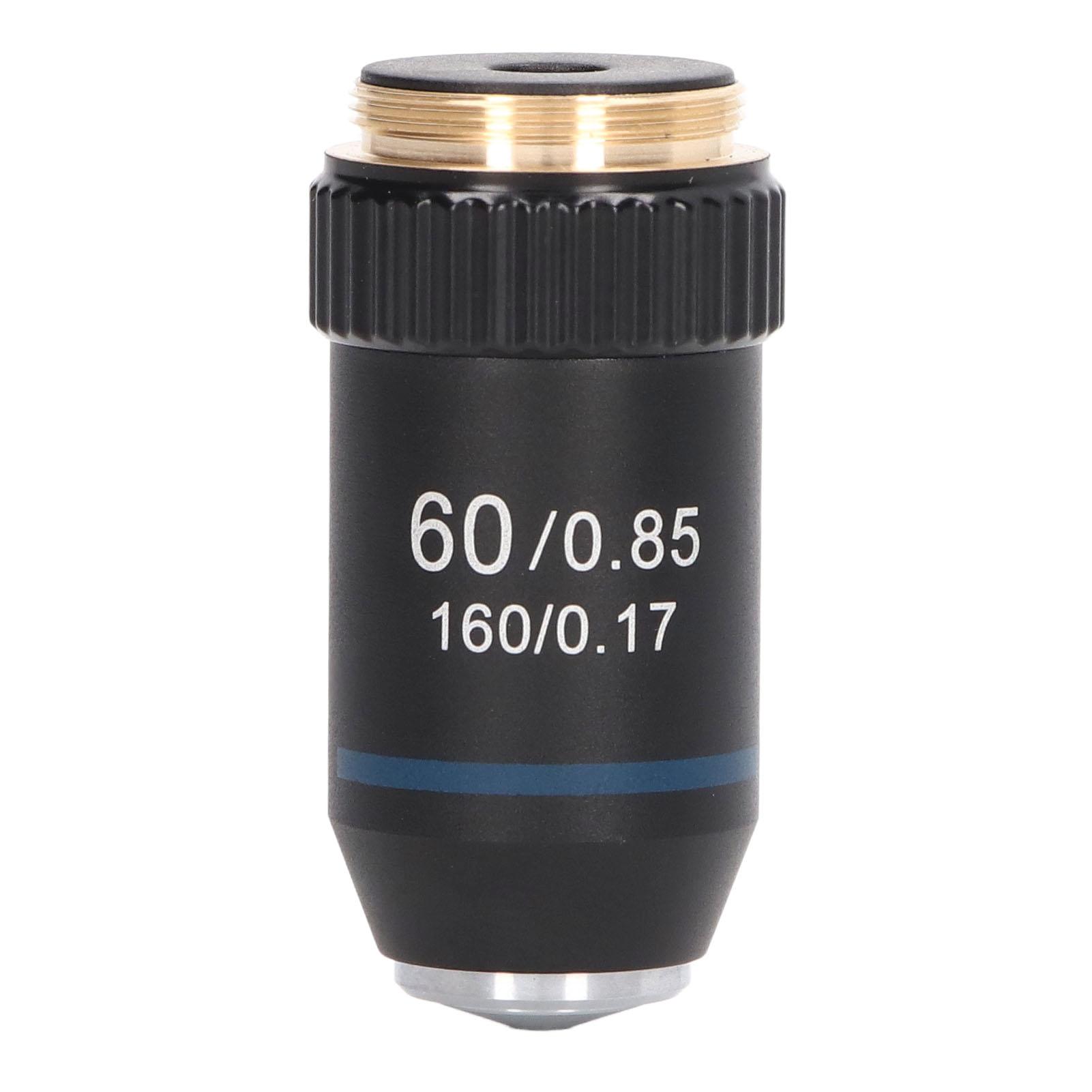 

Ахроматичний об єктив Латунний 60X Об єктив мікроскопа для біологічної лабораторії Інтерфейс 20,2 мм