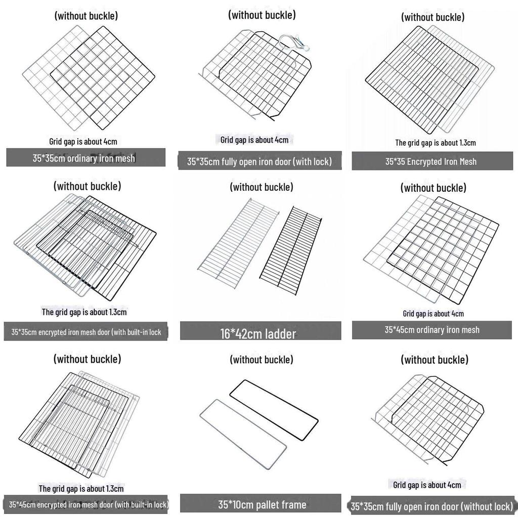 DIY Pet Cage Assembly: Versatile Wire Mesh Fence for Cats, Dogs, Rabbits, and More