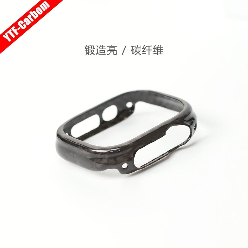 YTF-Carbon защитный чехол для iWatch9 чехол для Apple watch чехол из арамидного углеродного волокна Kevlar 49мм42/45мм жесткий чехол 42mm